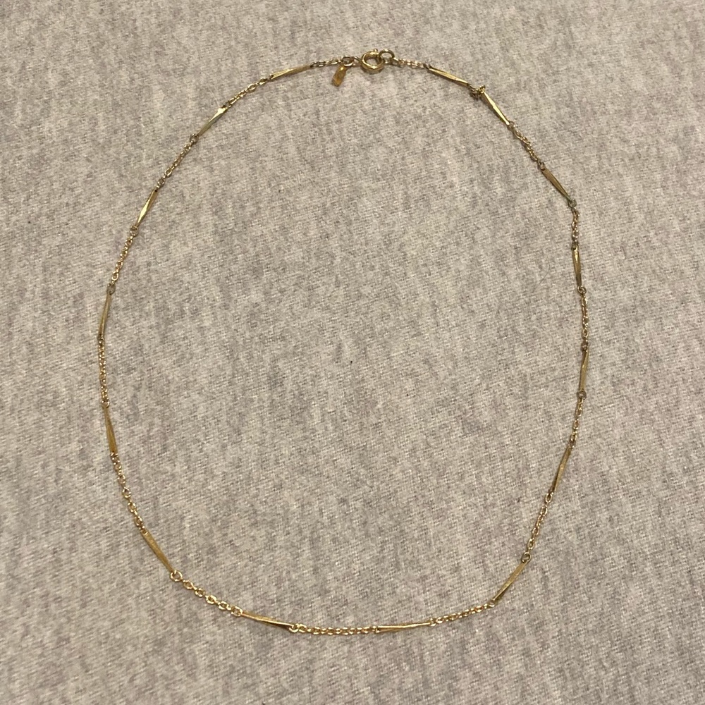 Vintage Monet Gold-toned Necklace 15"